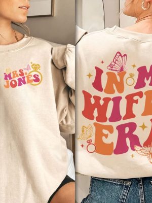 In My Wifey Era Shirt Its Giving Wifey Shirt Bride Shirt Engagement Gift For Her Gift For Wife Funny Wife Shirt Bachelorette Shirt Unique revetee.com 9