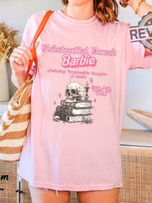 Retro Existential Dread Shirt Existential Dread Barbie Movie Shirt Weird Girl Shirt Existentialism Define Existential Dread Shirt New revetee.com 2