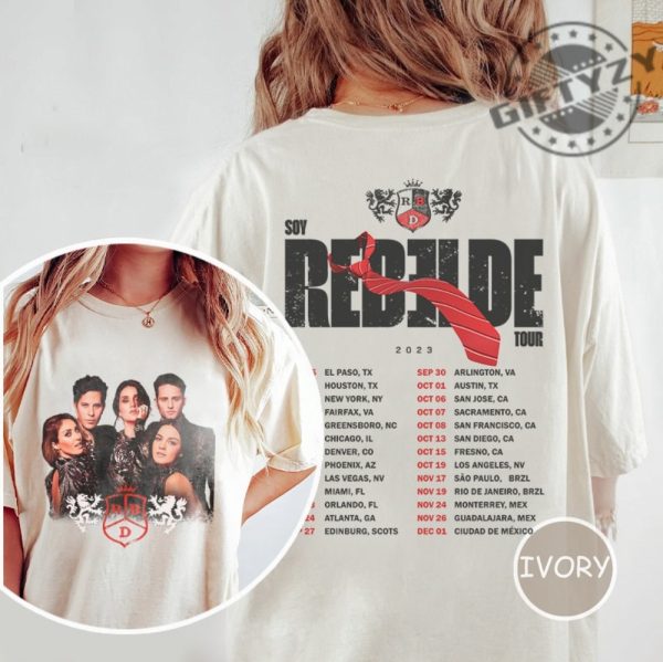 Soy Rebelde Tour 2023 Double Sides Shirt Rebelde Tour 2023 Tshirt Rbd Touring Hoodie Rbd Fans Sweatshirt Rbd Logo Tee giftyzy.com 3 1
