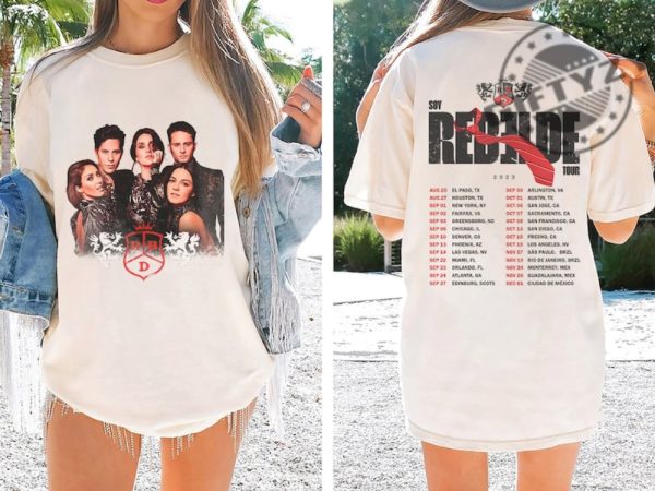 Soy Rebelde Tour 2023 Double Sides Shirt Rebelde Tour 2023 Tshirt Rbd Touring Hoodie Rbd Fans Sweatshirt Rbd Logo Tee giftyzy.com 5 1