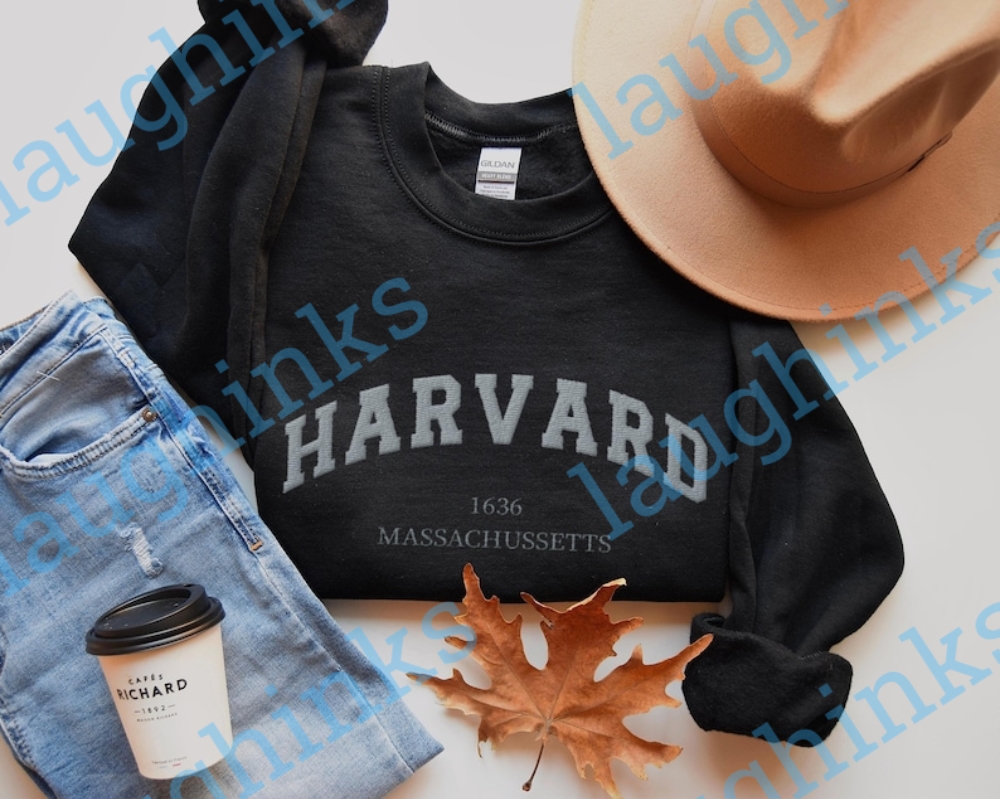 Harvard Sweatshirt Embroidered Harvard Law Sweatshirt Harvard