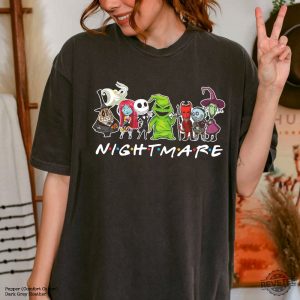 The Nightmare Before Christmas Friends Shirt Jack Skellington Shirt Halloween Shirt Nightmare Before Christmas Squad Shirt The Nightmare Before Christmas Hoodie New revetee.com 3
