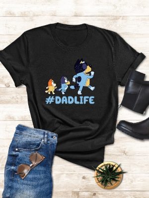 Bluey Dadlife Shirt Bluey Momlife Shirt Bluey Matching Mode Tee Bluey Family Shirt Cool Dad Shirt Cool Mom Shirt Spirit Halloween Bluey Halloween Costume Bluey Halloween Shirt New revetee.com 4