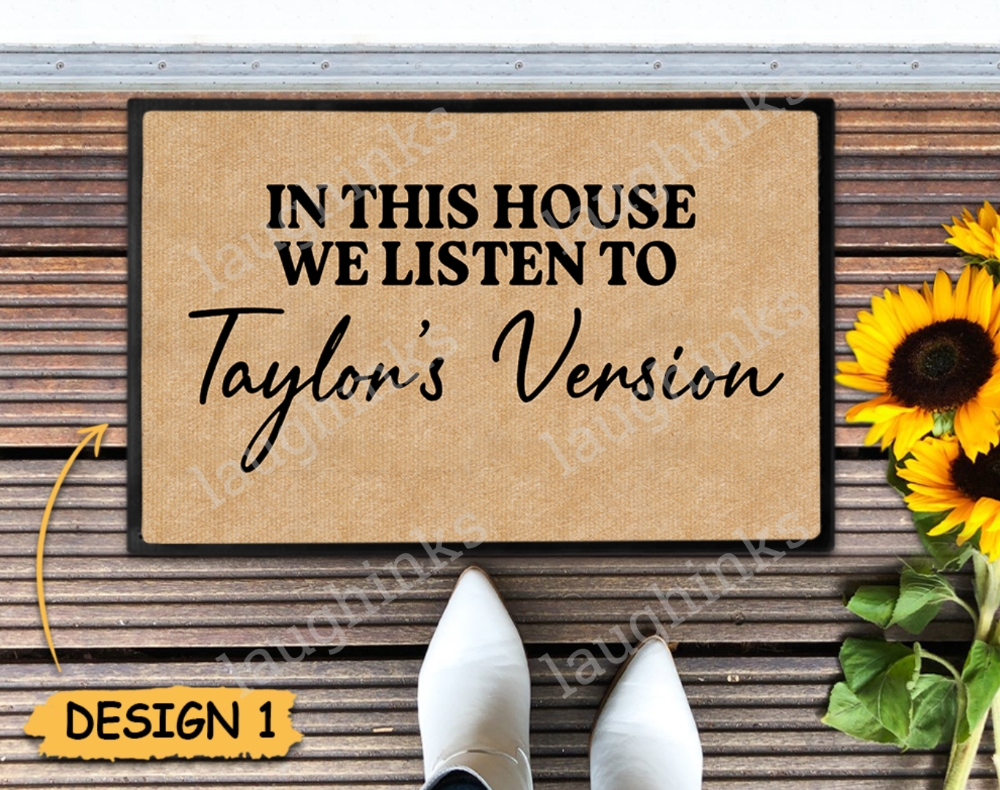 Taylor Swift Doormat Hope You Like Taylor Swift Doormat Taylor Swift Welcome Mat This Is Our Place We Make The Rules Doormat Taylor Swift And Cats Doormat