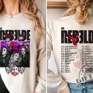 Soy Rebelde Tour 2023 2 Sides Shirt Rebelde Tour Shirt 2023 Rbd Touring Shirt Rbd Fans Sweatshirt Rbd Logo Tee Rebelde Fans Gift giftyzy.com 3
