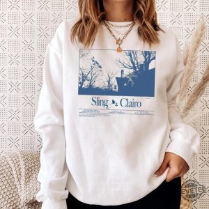 Clairo Sling Merch Shirt Clairo European Tour 2022 Clairo North Amerian Tour 2022 Phoebe Bridgers Merch Phoebe Bridgers Bday Phoebe Bridgers Shirt Phoebe Bridgers Hoodie New revetee.com 4