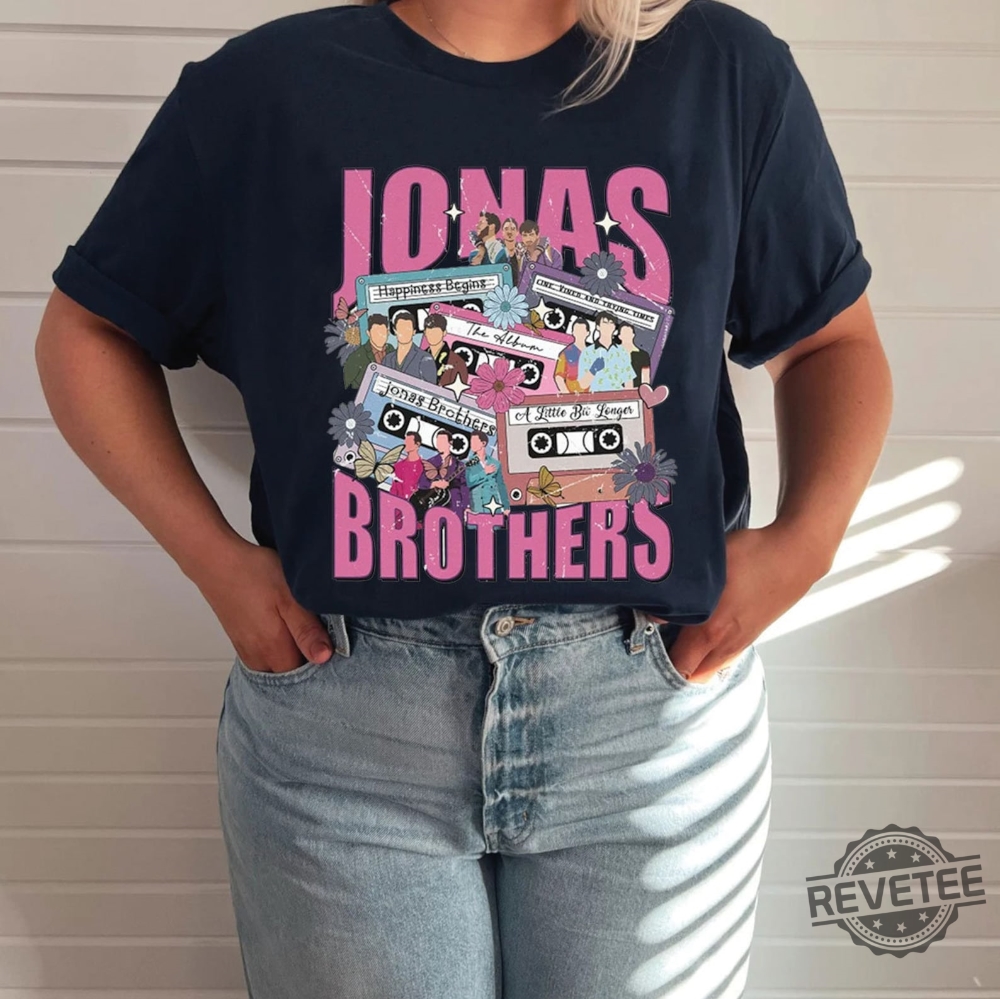 Nick Joe Kevin Jonas Shirt Jonas Brothers Merch Tour I Love Hot Dads