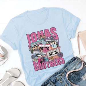 Nick Joe Kevin Jonas Shirt Jonas Brothers Merch Tour I Love Hot Dads Sweatshirt Jonas Brothers Boston Jonas Brothers The Tour Setlist Jonas Brothers The Tour Merch I Heart Hot Dads Shirt revetee.com 6