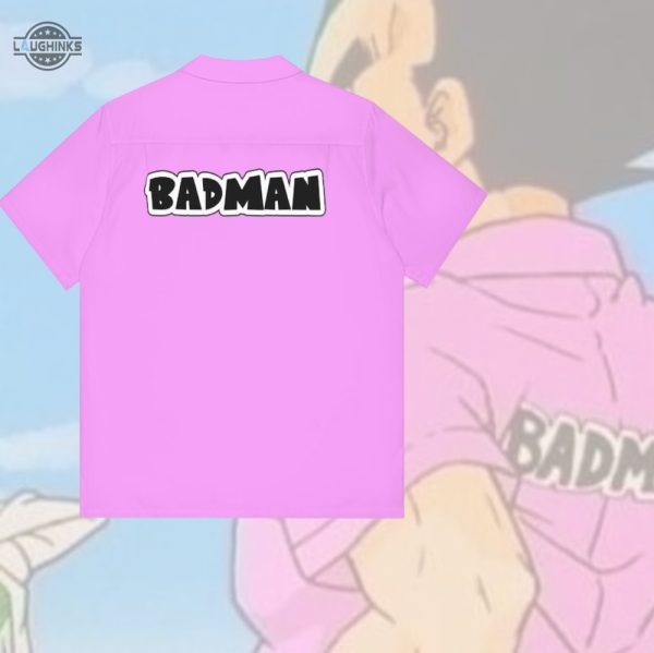 vegeta pink shirt badman vegeta badman hawaiian shirt and shorts badman vegeta shirt vegeta badman outfit laughinks.com 1