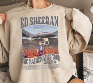 Ed Sheeran The Mathematics Tour 2023 The Mathematics Tour Shirt Ed Sheeran Setlist 2023 Denver Ed Sheeran Tour Merch 2023 Ed Sheeran Merch Ed Sheeran Concert Denver New revetee.com 2