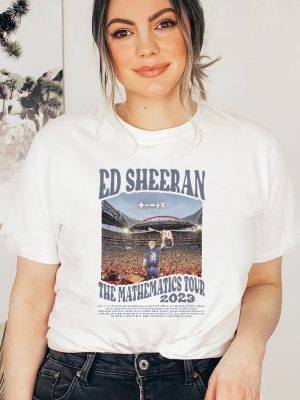 Ed Sheeran The Mathematics Tour 2023 The Mathematics Tour Shirt Ed Sheeran Setlist 2023 Denver Ed Sheeran Tour Merch 2023 Ed Sheeran Merch Ed Sheeran Concert Denver New revetee.com 3