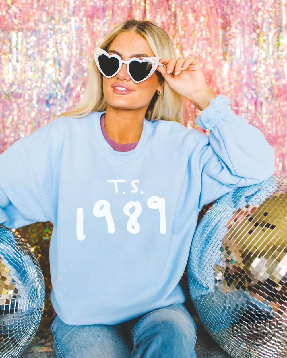 1989 Sweatshirt Light Blue 1989 Crewneck 1989 Taylor Swift Album Cover Taylor Swift 1989 Hoodie Taylor Swift 1989 Cd With Polaroids Shirt 1989 New Album Cover Taylor Swift Damn Season