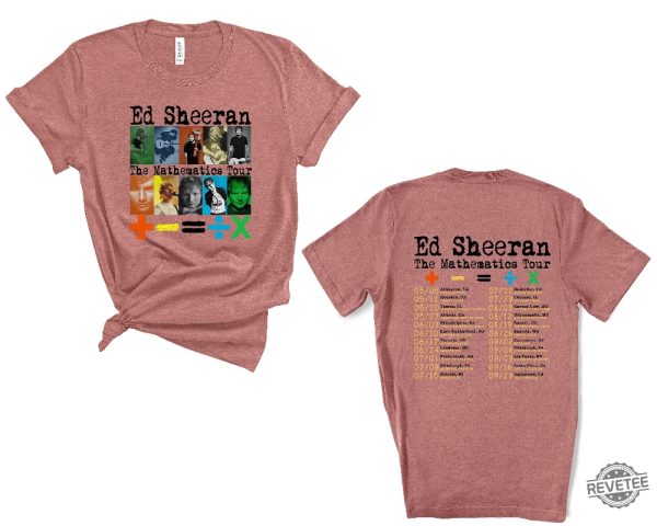 Ed Sheeran Tour Shirt Ed Sheeran Concert Shirt Ed Sheeran Fan Shirt Ed Sheeran Setlist 2023 Denver Ed Sheeran Tour Merch 2023 Ed Sheeran Merch Ed Sheeran Concert Denver New revetee.com 3