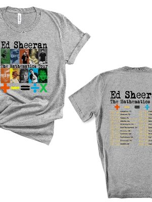 Ed Sheeran Tour Shirt Ed Sheeran Concert Shirt Ed Sheeran Fan Shirt Ed Sheeran Setlist 2023 Denver Ed Sheeran Tour Merch 2023 Ed Sheeran Merch Ed Sheeran Concert Denver New revetee.com 4