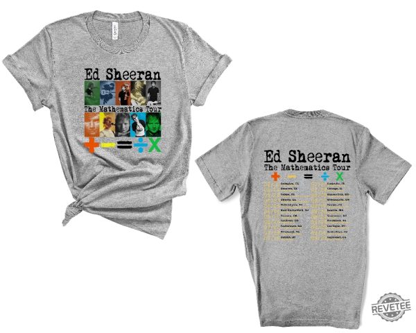 Ed Sheeran Tour Shirt Ed Sheeran Concert Shirt Ed Sheeran Fan Shirt Ed Sheeran Setlist 2023 Denver Ed Sheeran Tour Merch 2023 Ed Sheeran Merch Ed Sheeran Concert Denver New revetee.com 4