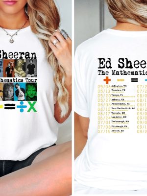 Ed Sheeran Tour Shirt Ed Sheeran Concert Shirt Ed Sheeran Fan Shirt Ed Sheeran Setlist 2023 Denver Ed Sheeran Tour Merch 2023 Ed Sheeran Merch Ed Sheeran Concert Denver New revetee.com 7