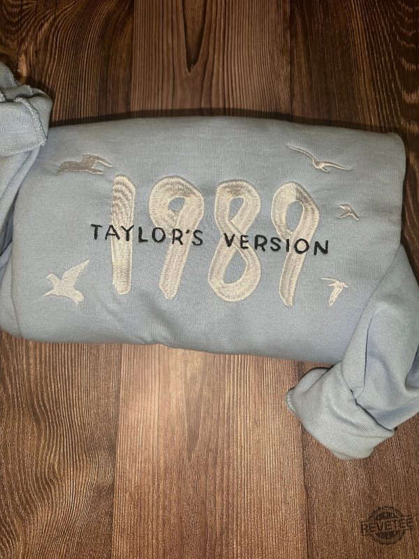 1989 Taylors Version Embroidered Crewneck Sweatshirt 1989 Crewneck 1989 Taylor Swift Album Cover Taylor Swift 1989 Hoodie Taylor Swift 1989 Cd With Polaroids Shirt 1989 New Album Cover revetee.com 2