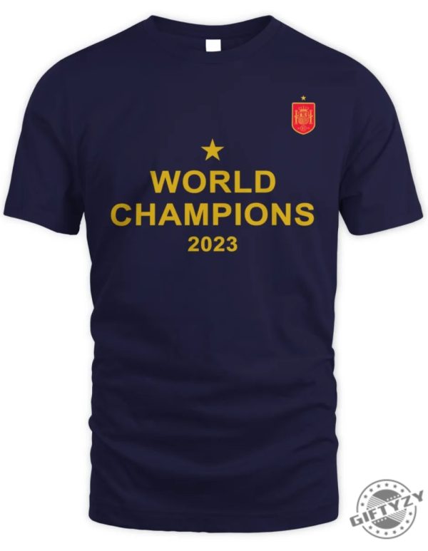 2023 Womens World Cup Champion Spain Shirt Spain Champion Hoodie Spain Champion Sweatshirt Fifa World Cup Champion Tshirt giftyzy.com 1