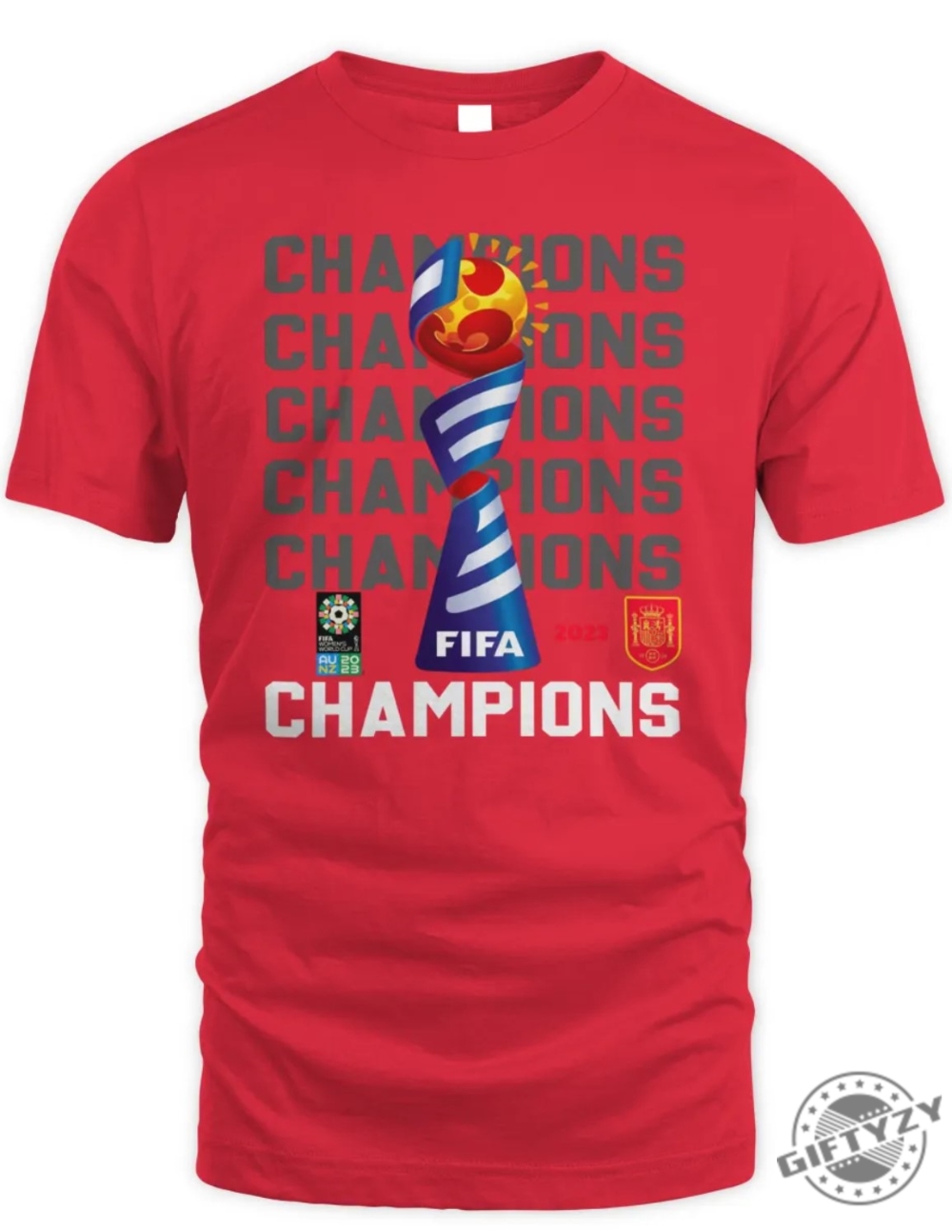 Official 2023 Champions Spain Womens World Cup 2023 Shirt Spain Womens Champions Tshirt Hoodie Sweatshirt