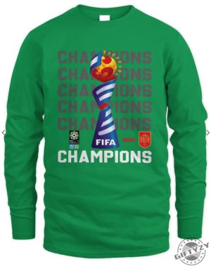 Official 2023 Champions Spain Womens World Cup 2023 Shirt Spain Womens Champions Tshirt Hoodie Sweatshirt giftyzy.com 4