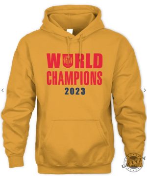 Womens World Cup Champions Shirt 2023 Spain Champions Tshirt Spain Champions Hoodie Spain Champions Sweatshirt giftyzy.com 2