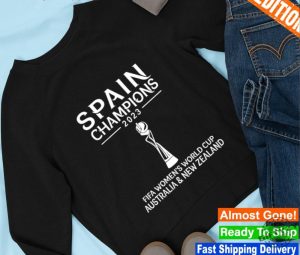 Spain Champions Fifa Womens World Cup Australia And New Zealand 2023 Shirt Spain Champions Tshirt Hoodie Sweatshirt giftyzy.com 3