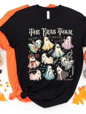 The Eras Tour Ghost Shirt Halloween Shirts Spirit Halloween Ghost Face Shirt Boys Halloween Shirts Halloween T Shirt Ideas Halloween Shirt Designs Taylor Swift Halloween Song New revetee.com 3