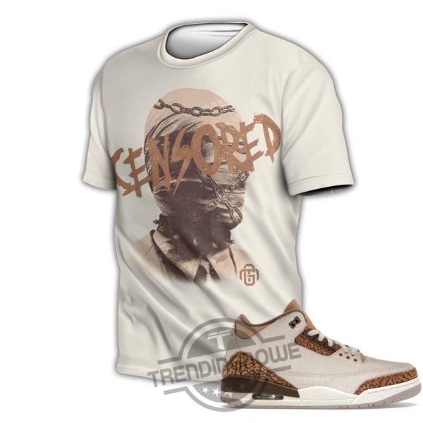 Jordan 3 Palomino Shirt Sneaker Match Tees Sail Censored trendingnowe.com 3