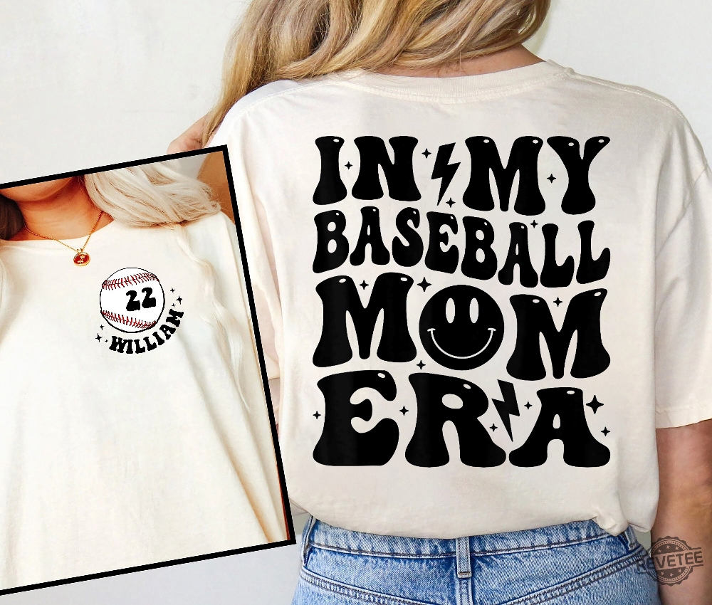 Baseball Mom Shirt Mothers Day Gift For Funny Mama T-Shirt Unisex Sweatshirt  - AnniversaryTrending