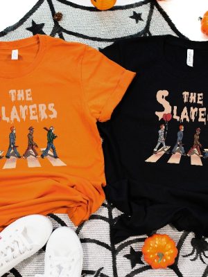 The Slayers Shirt Scary Movie Shirt Horror Film Club Shirt Horror Movie Character Shirt Halloween Sweatshirts Horror Movies 2023 Movie Monsters Spooky Season Shirt New revetee.com 2