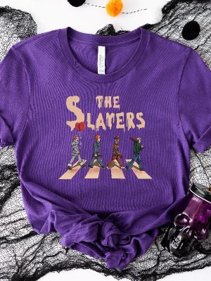 The Slayers Shirt Scary Movie Shirt Horror Film Club Shirt Horror Movie Character Shirt Halloween Sweatshirts Horror Movies 2023 Movie Monsters Spooky Season Shirt New revetee.com 3