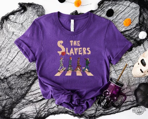 The Slayers Shirt Scary Movie Shirt Horror Film Club Shirt Horror Movie Character Shirt Halloween Sweatshirts Horror Movies 2023 Movie Monsters Spooky Season Shirt New revetee.com 3