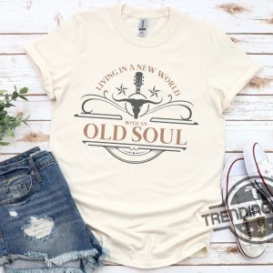 Oliver Anthony Shirt Country Music Graphic Shirt Living In The New World With An Old Soul Shirt Rich Men North Of Richmond Shirt trendingnowe.com 1