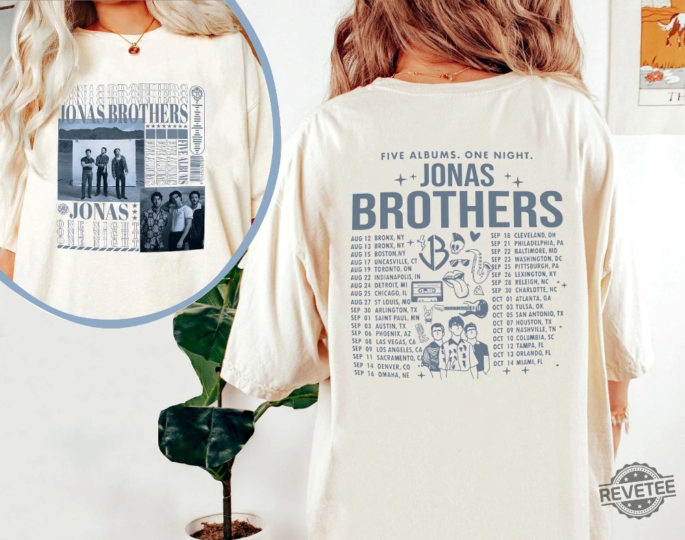 Vintage Jonas Brothers Shirt Jonas Brothers Houston 2023 Jonas Brothers 5 Albums One Night Setlist Jonas Brothers Pittsburgh 2023 Jonas Brothers Concert Outfit Ideas 2023