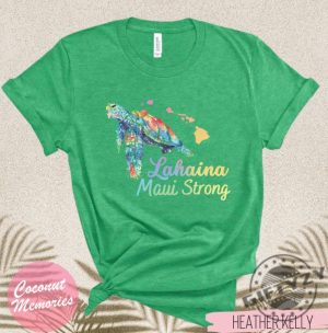 Maui Lahaina Strong Honu Shirt Hawaiian Honu Watercolor Tshirt Hawaiian Sea Turtle Hoodie Animals Of Hawaii Sweatshirt Maui Strong giftyzy.com 6