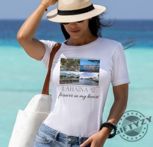 Lahaina Forever In My Heart Shirt Banyan Tree Tshirt Front Street Hoodie Historic Maui Sweatshirt Forever In My Heart Maui Shirt giftyzy.com 3