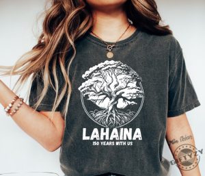 Lahaina Banyan Tree Shirt Lahaina Fire Tshirt Hawaii Fires Hoodie Pray For Maui Sweatshirt Maui Strong Shirt giftyzy.com 2