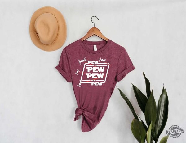 Pew Pew Shirt Star Wars Gift Pew Pew With Drone Shirt Funny Star Wars Shirt Darth Vader T Shirt R2d2 Shirt Starwars Shirt Star Wars Shirts For Men Star Wars Christmas Shirt Star Wars Merch revetee.com 2