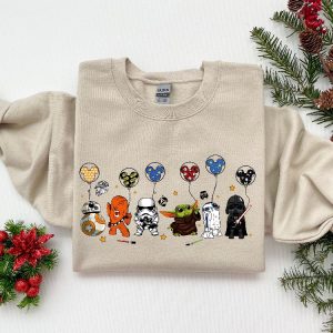 Star Wars Character Shirt Star Wars Gift Shirt Star Wars Disney Baloon Tee Darth Vader T Shirt R2d2 Shirt Starwars Shirt Star Wars Shirts For Men Star Wars Christmas Shirt Star Wars Merch revetee.com 2