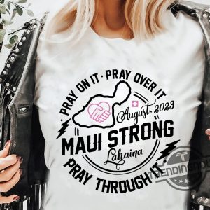 Lahaina Strong Shirt Fundraiser Maui Hawaii Shoreline Shirt Lahaina Strong Sweatshirt Maui Strong Support Maui Fire Victims Shirt trendingnowe.com 3