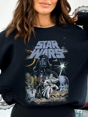 Vintage Disney Star Wars Shirt Retro Star Wars Shirt Star Wars A New Hope Faded Darth Vader T Shirt R2d2 Shirt Starwars Shirt Star Wars Shirts For Men Star Wars Christmas Shirt revetee.com 2