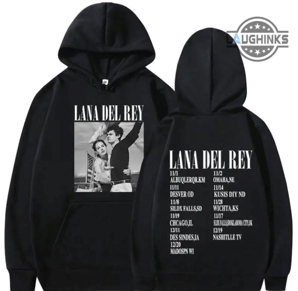 Lana Del Rey Shirt Lana Del Rey Tour 2023 Hoodie Double Sided Lana Del Rey Tour Shirt Lana Del Rey T Shirt Uk Us Lana Del Rey Ultraviolence T Shirt