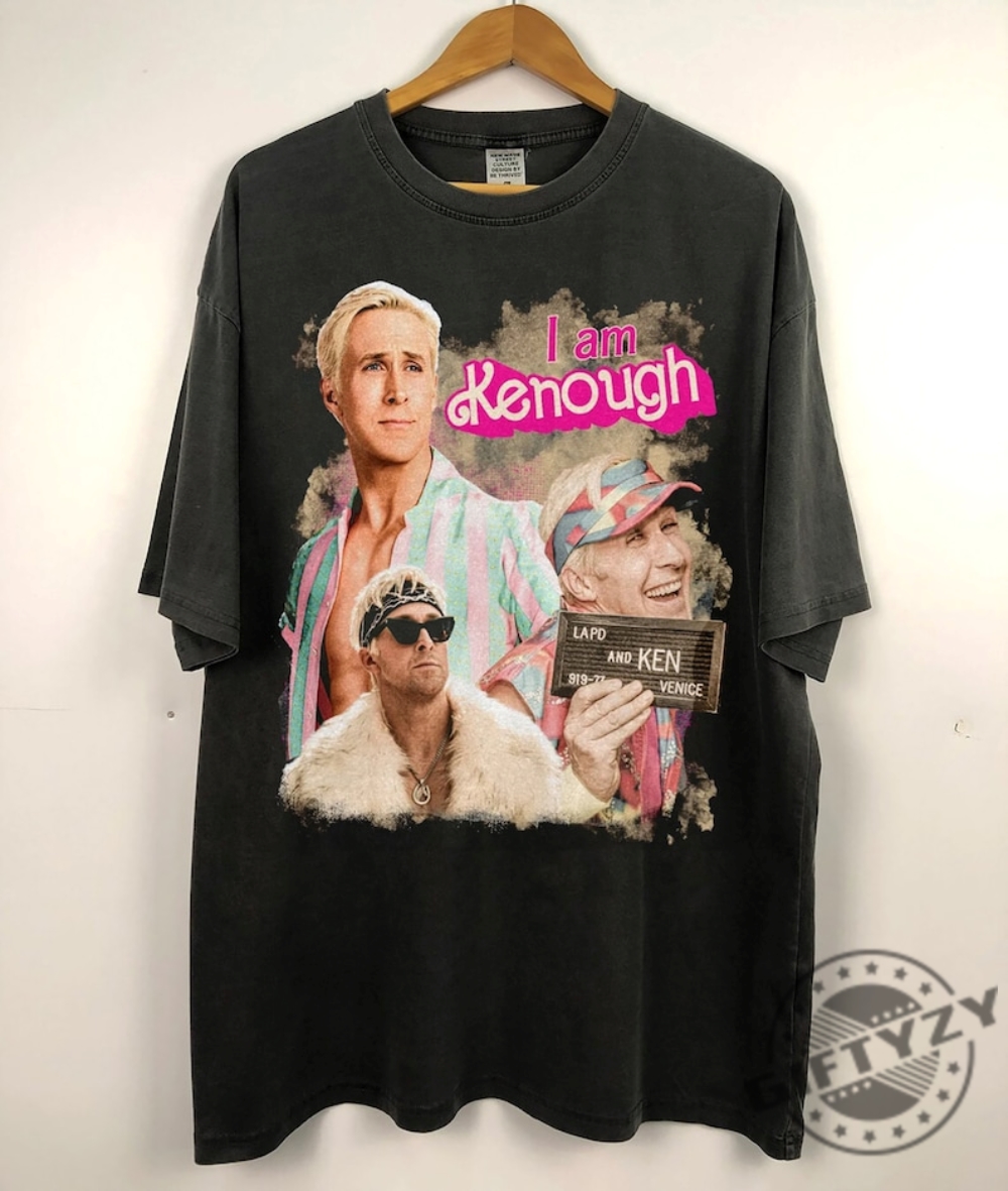 90S Vintage I Am Kenough Ryan Gosling Shirt Barbie Ken Movie 2023 Sweatshirt I Am Kenough Hoodie I Am Kenough Shirt