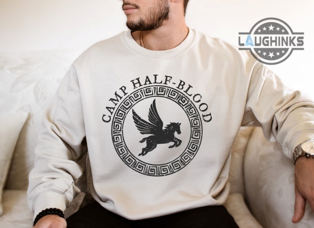 Camp Half Blood T Shirt Logo Camp Half Blood Hoodie Camp Half Blood Logo  Sweatshirt T Shirt - Laughinks