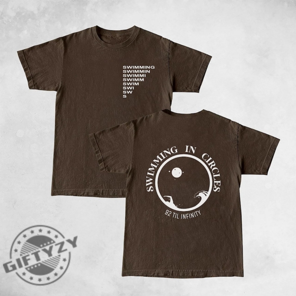 "Mac Miller Shirt Target: The Perfect Blend of Music and Style" 5 Mac Miller Swimming Circles Shirt Mac Swimming In Circles 92 Til Infinity Hoodie Crewneck Sweatshirt Mac Miller Shirt Target