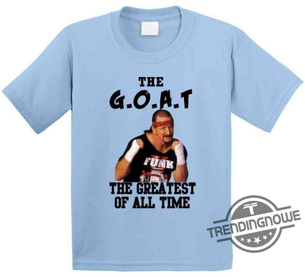 Terry Funk Shirt Terry Funk The Greatest Of All Time GOAT Wrestling T Shirt Terry Funk 1944 2023 Rip Shirt trendingnowe.com 1