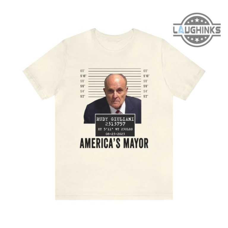 Rudy Giuliani Mugshot Shirt Rudy Giuliani Mug Shot Tshirt Rudy Mug Shot 