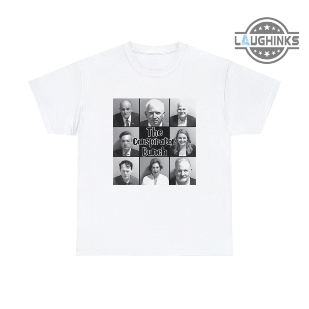 Fulton County Mugshots Shirt Rudy Giuliani John Eastman Jenna Ellis Sidney Powell Mug Shot T Shirts Fulton County Jail Mugshots Georgia August 2023 The Conspirator Bunch