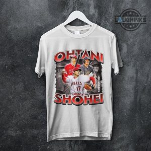 Shohei Ohtani: Caricature T-shirt and Hoodie - Los Angeles Angels