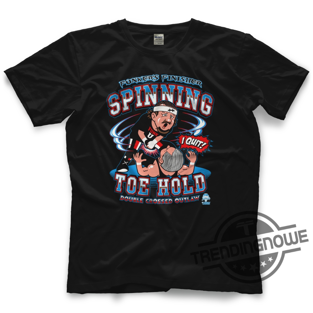 "Remembering Wrestling Legend Terry Funk with Exclusive Collection T-shirts" 6 Terry Funk Shirt Spinning Toe Hold Shirt Terry Funk 19442023 Rip Shirt